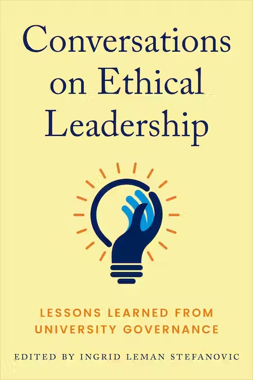 Book cover of Conversations on Ethical Leadership